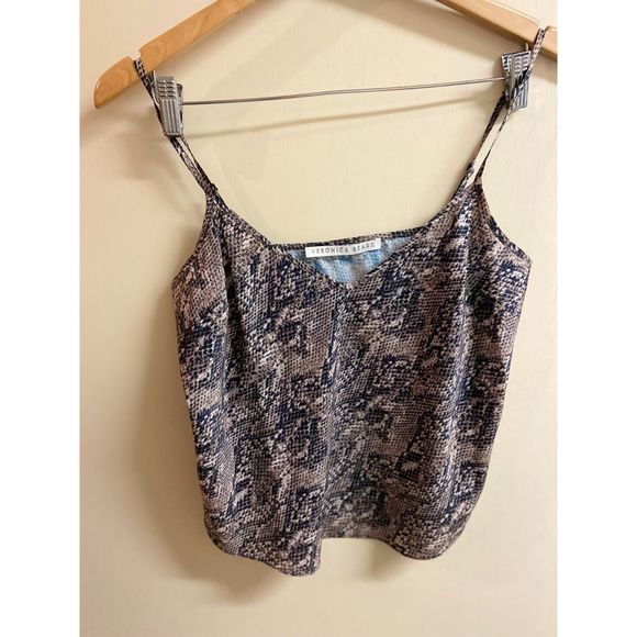 Veronica Beard Lowell Snake Print Silk Blouse - Picture 11 of 13